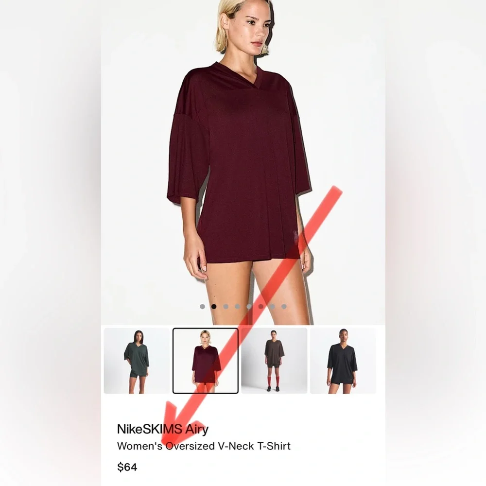 NikeSKIMS Airy Shirt - Picture 6 of 10